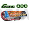 B-40C-1400-6S1P  Gens Ace 1400mAh 22.2V 40C 6S1P Lipo Battery Pack for warp 360 align 450L Protos Mini 